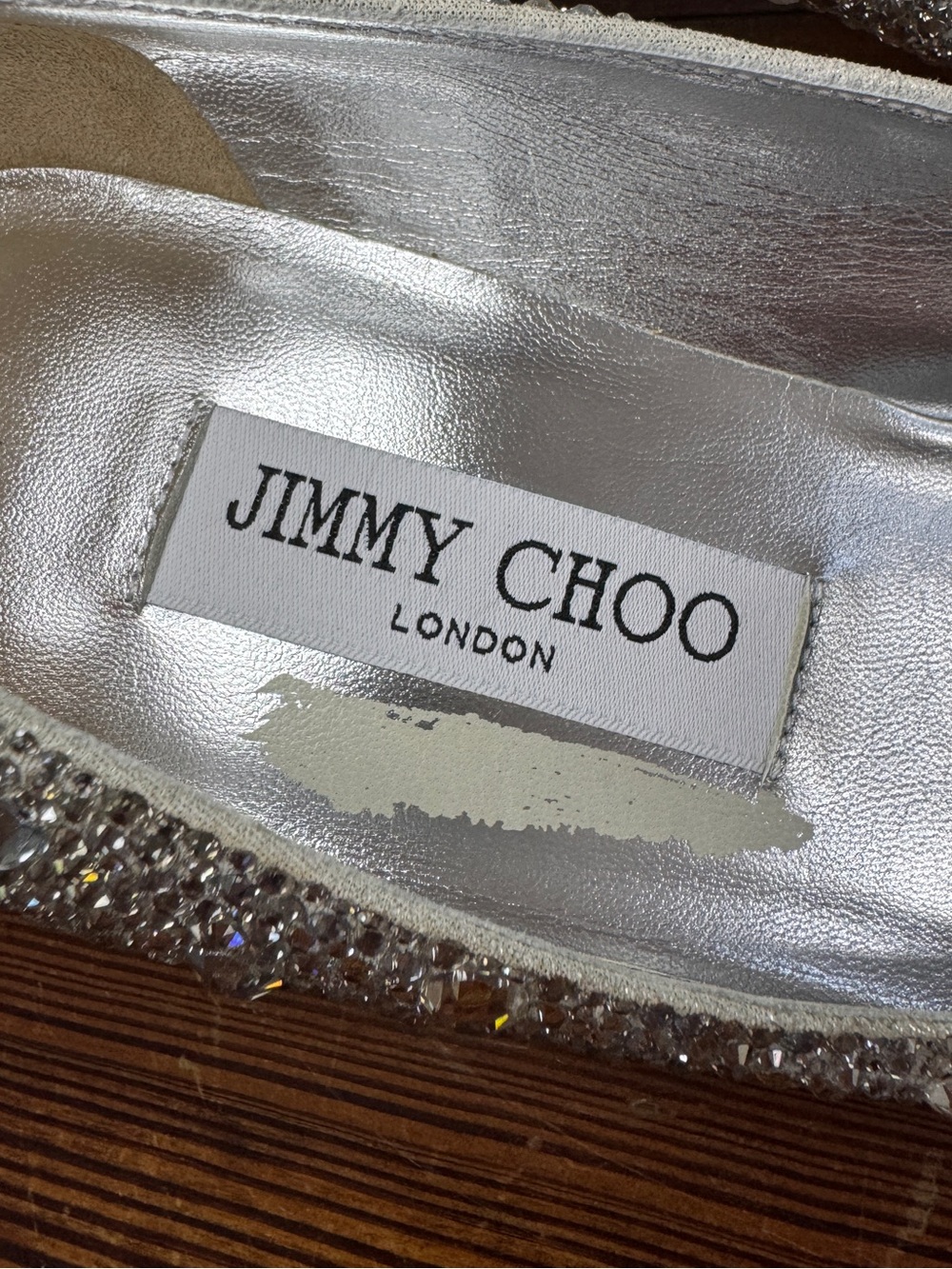 Jimmy Choo "Cinderella" Allure Crystal Covered Pointy Toe Pumps Heels 9 / 39 - Picture 9 of 15